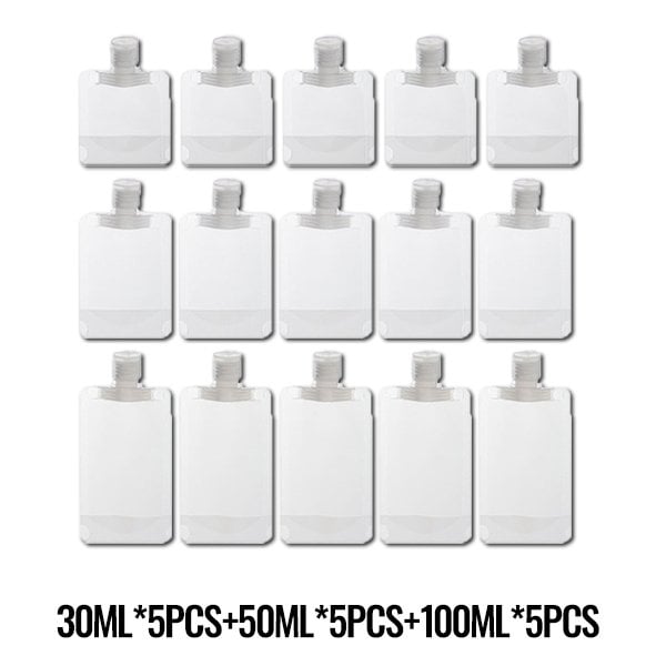 🌷Portable Travel Fluid Makeup Packing Bag(10 Pcs)