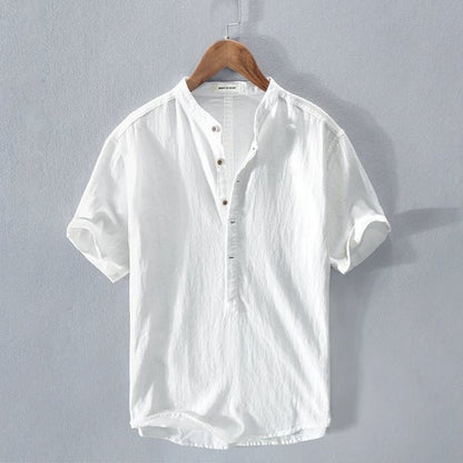 🔥HOT SALE - Men's New Linen Casual Short Sleeve Shirt