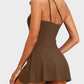 ⛱️One Shoulder Skirted One Piece Swimsuit