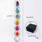 🎁Best Wishes🎁Raw Crystal 7 Chakra Gemstone Wall Decor