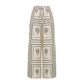Women's Geometric Print 2-Piece Set - Shirt and Wide Leg Pants