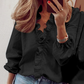 👚 Women's Ruffled Lantern Sleeve Shirt – Sweet, Loose Fit & Versatile (S–XL) 🍃