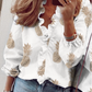 👚 Women's Ruffled Lantern Sleeve Shirt – Sweet, Loose Fit & Versatile (S–XL) 🍃