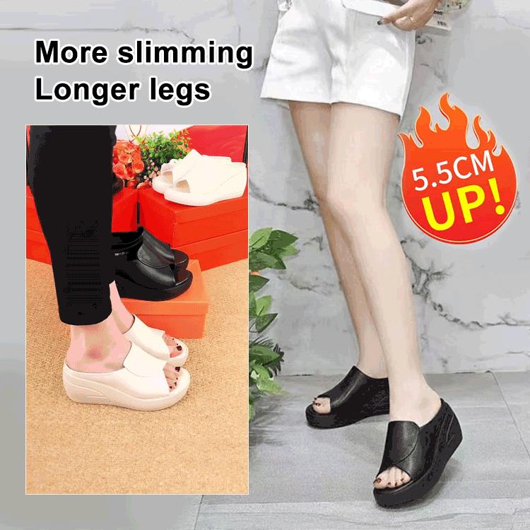 Elevation 5.5 CM Inclined Heel Sandals