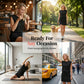 Modern Sleeveless Top and Drawstring Skirt Outfit Set