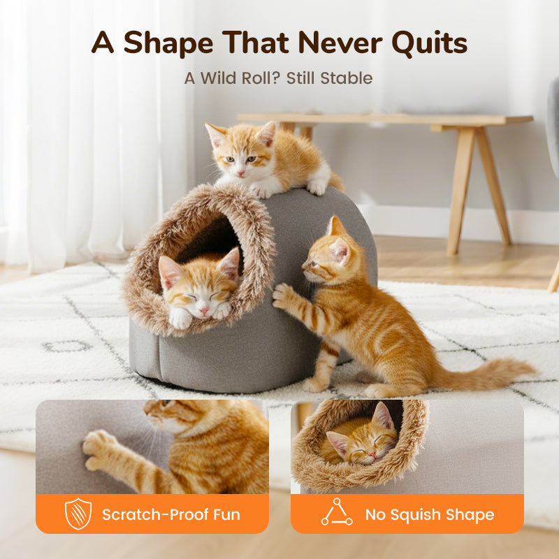 💥Hot sale 🐶🐱Pet Cozy Warm Cave Bed
