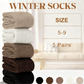 💖 Women's Solid Mid-calf Socks