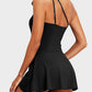 ⛱️One Shoulder Skirted One Piece Swimsuit