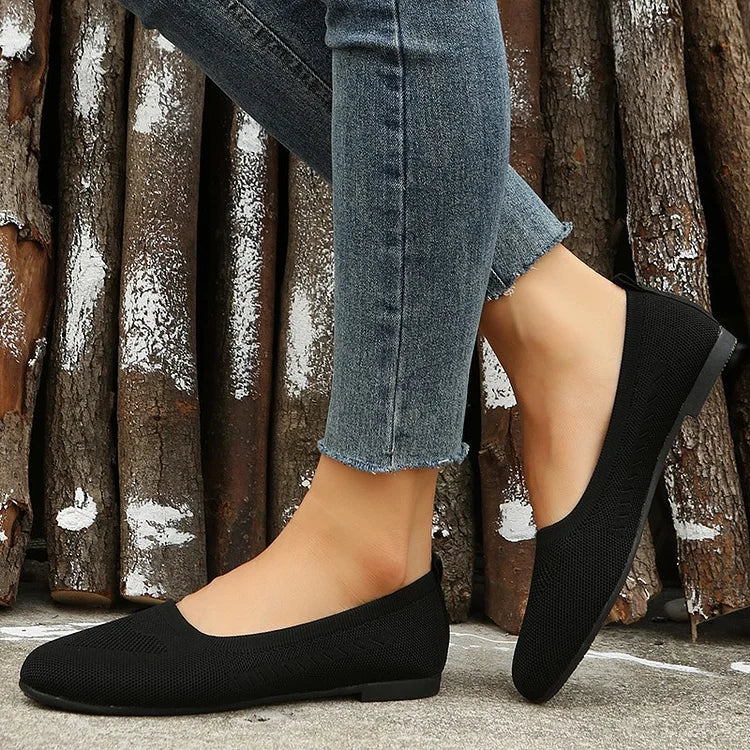 Women's Woven Breathable Flat Orthopaedic Shoes