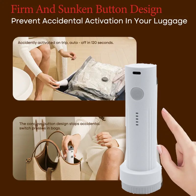 🥳💞50K+ SOLD!👵🧳  Cordless Vacuum Storage Set – 15 bags, 140L/min pump. Shrinks clothes, saves space. Waterproof & reusable. Holiday essential. 🎒⚡