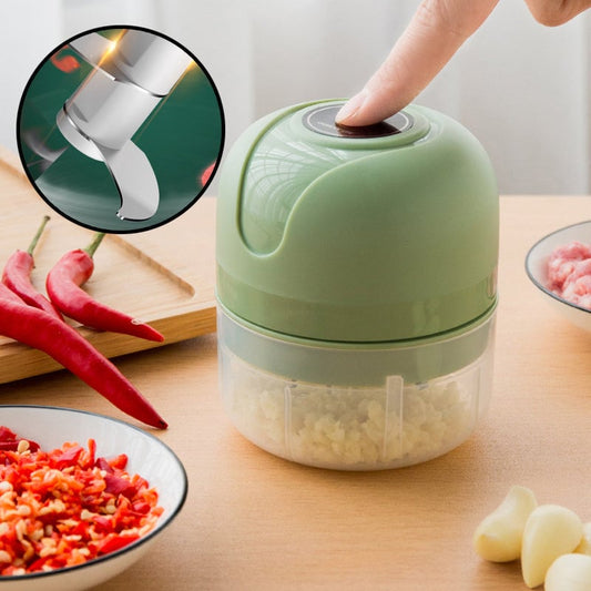 (🎁2024  Hot Sale🎁)USB Rechargebale Electric Garlic Grinder