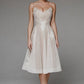 Stylish V-neck Spaghetti Strap A-line dress