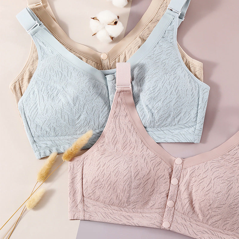 🔥2024 Hot Sale🔥New Front Button Comfort Bra