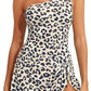 ⛱️One Shoulder Skirted One Piece Swimsuit