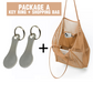 2 Pieces Stainless Steel Shopping Trolley Token Keyrings