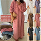 Winter Coral Velvet Home Clothes