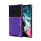 Flip Card Slots Business Armor Case For Samsung Galaxy