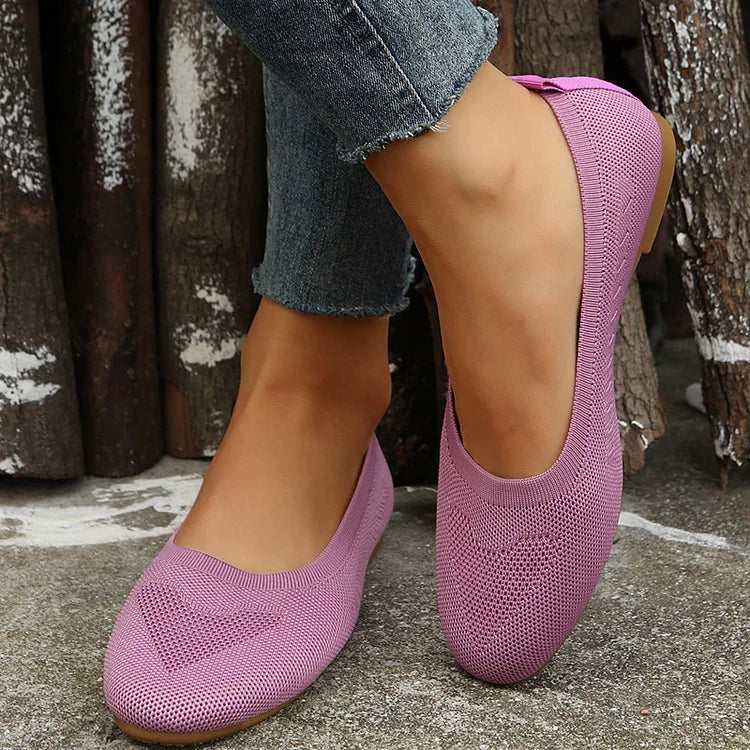 Women's Woven Breathable Flat Orthopaedic Shoes