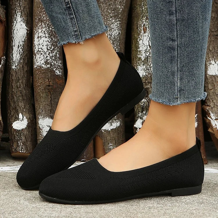 Women's Woven Breathable Flat Orthopaedic Shoes
