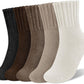 💖 Women's Solid Mid-calf Socks