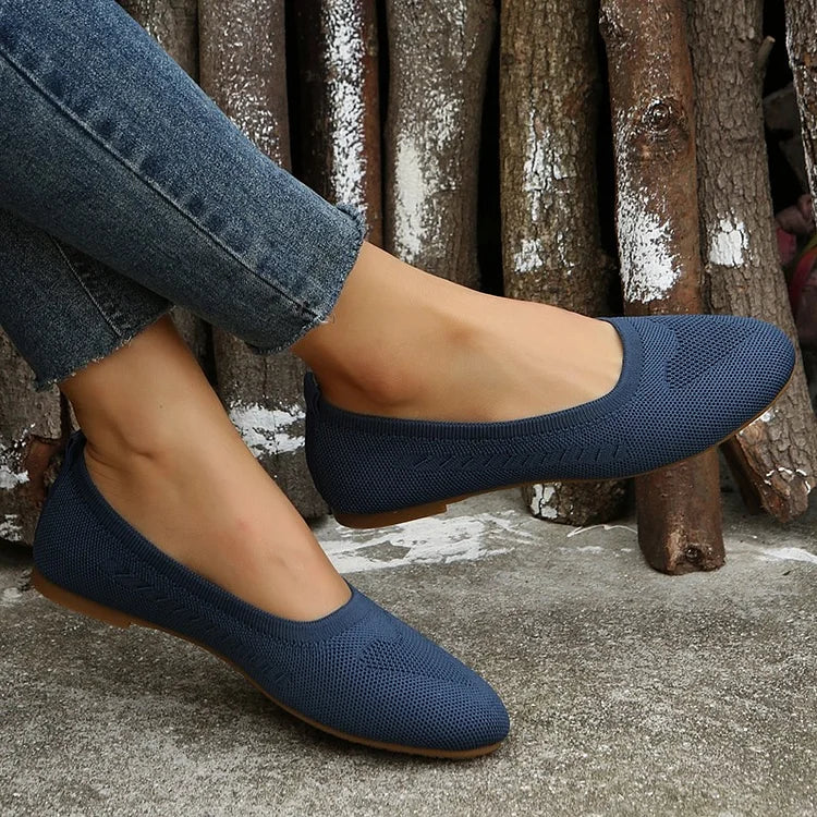 Women's Woven Breathable Flat Orthopaedic Shoes