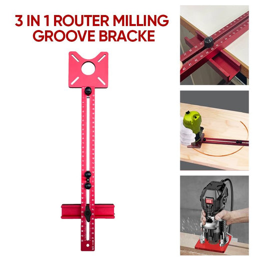 💥Hot Sale 50% OFF💥3 in 1 Router Milling Groove Bracket & Free Shipping