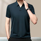 🎁Hot Sale 55% OFF⏳Afslappet T-shirt med revers til mænd, åndbar og rynkefri