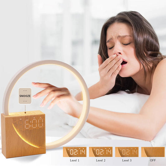 Touch Control Bedside Alarm Clock Light