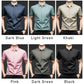 Men's Glossy Breathable Short Sleeve Business Shirt