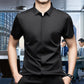 Men's Glossy Breathable Short Sleeve Business Shirt