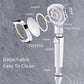 4-mode Handheld Pressurized Shower Head with Pause Switch