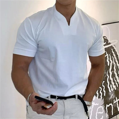 2025 Business kortærmet fitness-T-shirt til mænd