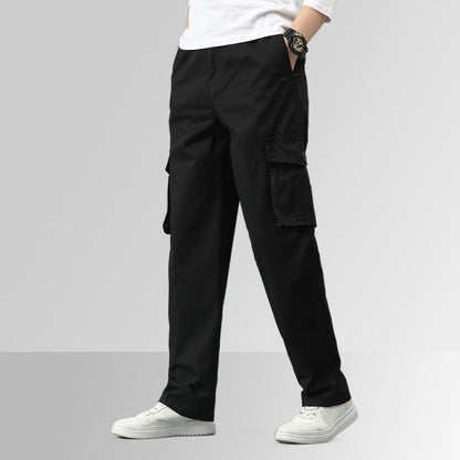 👖Slidstærke Ultra Comfort Loose Fit-bukser med flere lommer🔥Perfekt kombination af anvendelighed og komfort🔥