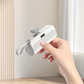 Bærbar powerbank med høj kapacitet og indbyggede kabler