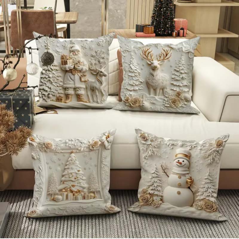 🎅🎄Christmas Themed Cushion Cover