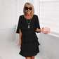 🎁Women's Elegant Layered Ruffle Sleeve Dress – Effortless Style for Every Occasion💃