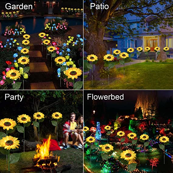 🌻 Realistic & Weatherproof | 2026 Hot Sale Solar Sunflower | IP65 Outdoor Decor ✨