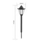 Vintage Solar-Powered Hexagonal Garden Lights