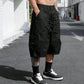 👖 Men's Plus Size Capri Pants – Wide-Leg Loose Fit, Drawstring Waist & Large Pockets ✨